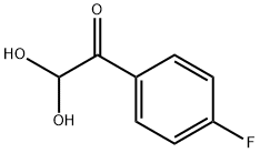 4-氟苯甲酰甲醛水合物 结构式