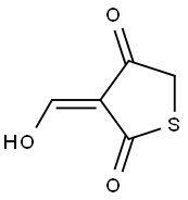 2,4(3H,5H)-Thiophenedione, 3-(hydroxymethylene)-, (3Z)- (9CI) 结构式