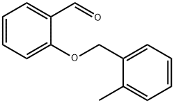 2-(2-甲苄基)氧基苯甲醛 结构式