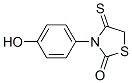 2-Thiazolidinone,  3-(4-hydroxyphenyl)-4-thioxo- 结构式