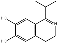 6,7-Isoquinolinediol, 3,4-dihydro-1-(1-methylethyl)- (9CI) 结构式