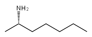 (S)-(+)-2-氨基庚烷 结构式