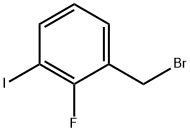 1-(溴甲基)-2-氟-3-碘苯 结构式