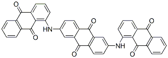 2,6-Bis[(9,10-dihydro-9,10-dioxoanthracen-1-yl)amino]-9,10-anthracenedione 结构式