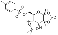 1,2:3,4-二-O-亚异丙基-6-O-(P-甲苯磺酰基)-Α-D-吡喃半乳糖 结构式