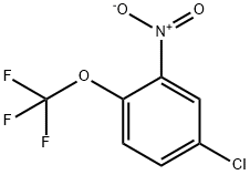 4-氯-2-硝基-1-三氟甲氧基苯 结构式