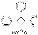 1,2-Diphenylcyclobutane-3,4-dicarboxylic acid 结构式