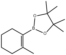 4,4,5,5-TETRAMETHYL-2-(2-METHYL-1-CYCLOHEXEN-1-YL)-1,3,2-DIOXABOROLANE 结构式