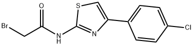 2-BROMO-N-[4-(4-CHLOROPHENYL)-1,3-THIAZOL-2-YL]ACETAMIDE 结构式