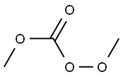 Carbonoperoxoic  acid,  dimethyl  ester 结构式