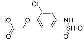 2-chloro-4-sulfonamidophenoxyacetic acid 结构式