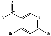 2,4-二溴-5-硝基吡啶 结构式