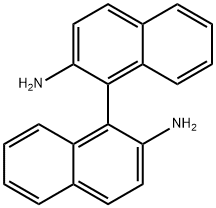 1,1 -Binaphthyl-2,2 -diamine 结构式
