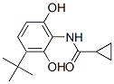 Cyclopropanecarboxamide, N-[3-(1,1-dimethylethyl)-2,6-dihydroxyphenyl]- 结构式