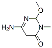 4(3H)-Pyrimidinone, 6-amino-2,5-dihydro-2-methoxy-3-methyl- (9CI) 结构式