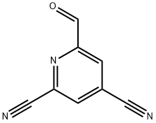 2,4-Pyridinedicarbonitrile, 6-formyl- (9CI) 结构式