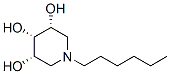 3,4,5-Piperidinetriol, 1-hexyl-, (3alpha,4ba,5alpha)- (9CI) 结构式