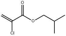 2-Propenoic acid, 2-chloro-, 2-Methylpropyl ester 结构式