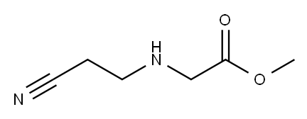 N-(2-氰基乙基)甘氨酸甲酯 结构式