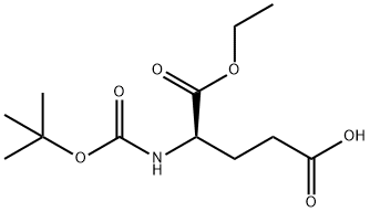 BOC-D-GLU-OET DCHA 结构式