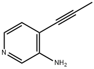 3-Pyridinamine, 4-(1-propynyl)- (9CI) 结构式
