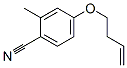 Benzonitrile, 4-(3-butenyloxy)-2-methyl- (9CI) 结构式