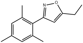Isoxazole, 5-ethyl-3-(2,4,6-trimethylphenyl)- (9CI) 结构式
