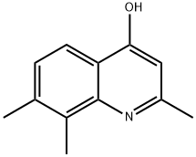 2,7,8-TRIMETHYLQUINOLIN-4-OL 结构式