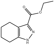 4,5,6,7-四氢-1H-吲唑-3-羧酸乙酯 结构式