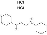 1,2-乙二胺,N,N″-二环己基二盐酸盐 结构式