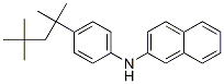 N-[4-(1,1,3,3-tetramethylbutyl)phenyl]naphthalen-2-amine 结构式