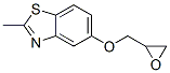 Benzothiazole, 2-methyl-5-(oxiranylmethoxy)- (9CI) 结构式