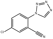 5-CHLORO-2-(1H-TETRAZOL-1-YL)BENZONITRILE 结构式