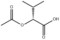 (R)-2-乙酰氧基-3-甲基丁酸 结构式