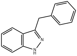 3-苄基-1H-吲唑 结构式