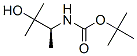 (S)-(3-羟基-3-甲基丁-2-基)氨基甲酸叔丁酯 结构式