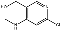 (6-氯-4-(甲基氨基)吡啶-3-基)甲醇 结构式