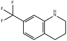 7-(三氟甲基)-1,2,3,4-四氢喹啉 结构式