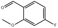 4-氟-2-甲氧基苯甲醛 结构式