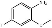 4-氟-2-邻甲氧基苯胺 结构式
