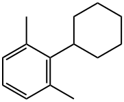 2-CYCLOHEXYL-1,3-DIMETHYL-BENZENE 结构式