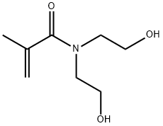 N,N-双(2-羟基乙基)甲基丙烯酰胺 结构式