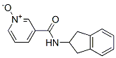 3-Pyridinecarboxamide,N-(2,3-dihydro-1H-inden-2-yl)-,1-oxide(9CI) 结构式