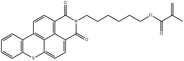 2-(6-METHACRYLOYLOXYHEXYL)THIOXANTHENO[2,1,9-DEJ]ISOQUINOLINE-1,3-DIONE MONOMER 结构式