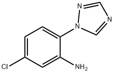 5-氯-2-(1H-1,2,4-三唑-1-基)苯胺 结构式