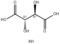 dipotassium (R*,S*)-tartrate 结构式