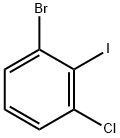 1-溴-2-碘-3-氯苯 结构式