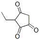 3-Ethyl-1,2,4-cyclopentanetrione 结构式