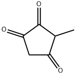 3-甲基环戊烷-1,2,4-三酮 结构式