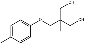 2-Methyl-2-[(p-tolyloxy)methyl]-1,3-propanediol 结构式